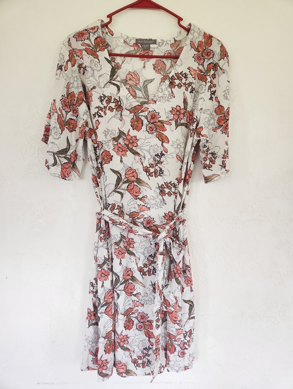 Peace & Pearls Midi Dress
